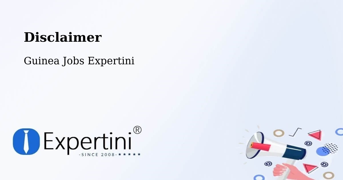 Disclaimer – Dalaba - Guinea Jobs Expertini