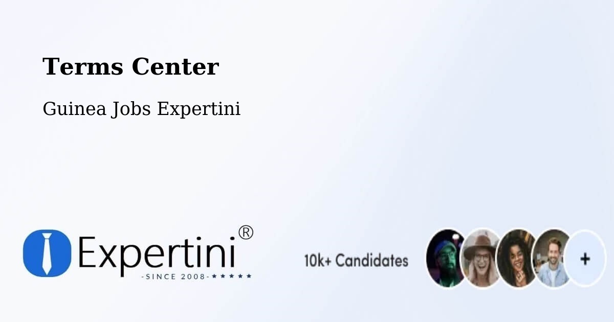 Terms of Service – Dalaba - Guinea Jobs Expertini